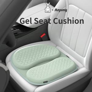 Cojines de asiento para interiores ecológicos Anjuny, cojín de Gel de doble cara, almohadas lumbares traseras de panal impermeables para <span class=keywords><strong>alergia</strong></span> a los huevos - Product Image 6