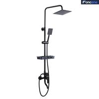 Douche de plafond dissimulée de style contemporain en acier inoxydable avec pluie aérienne massage surface brossée jet doux OEM disponible