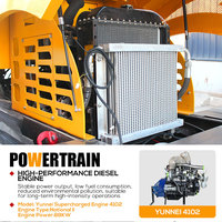 Prix usine 8t 10t Compacteur routier vibrant hydraulique monorouleau autoporté pour asphalte et sol, machine de construction