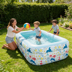 Medico <span class=keywords><strong>delfino</strong></span> famiglia Full size Lounge Pool per bambini giardino eco-friendly pvc all'aperto gonfiabile <span class=keywords><strong>piscina</strong></span> per bambini - Product Image 1
