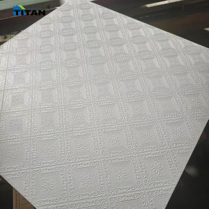 Plafond Maison PVC 2x2 Panneaux de Plafond Plaque PVC <span class=keywords><strong>Lambri</strong></span> pour Plafond Acoustique Décoratif Plaques de Plafond en Plâtre - Product Image 2