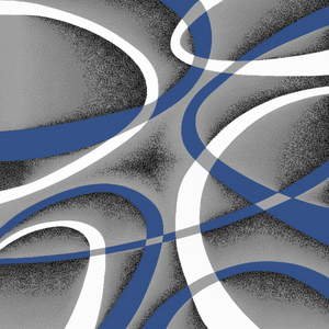 Alfombra Moderna Adiva de Jacquard, Resistente a las Manchas, de Pelo Largo, de Yute, Poliéster y Polipropileno, con Diseño Turco, para el Hogar - Product Image 1