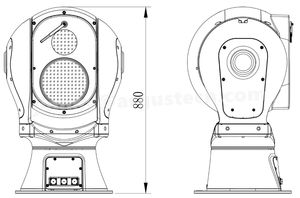 Telecamera IP PTZ Argustec a Lungo Raggio 13Km per Esterni Stile Box con Visione Notturna Archiviazione Dati NVR Garanzia di Protezione per la Difesa di Confini di 1 Anno - Product Image 5