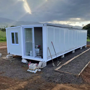 Kit de maison conteneur modulaire de luxe préfabriqué, pliable, structure en acier, chambre à coucher, design contemporain, taille personnalisée - Product Image 1