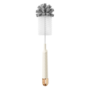 Cup Cleaning <b>Brush</b> Long Handle Nylon Bristles Multi Functional For Tea Stain Removal Household Use - Product Image 3