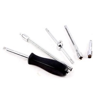 46 pièces 1/4 "outils douille et embouts ensemble d'outils d'entraînement pour mécanicien automobile