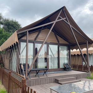 Carpa de Turismo Rural para 6-8 Personas, Tipo Extendido, Gran Espacio, Tela Oxford, Marco de Aluminio, para Campamento al Aire Libre - Product Image 2