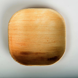 Platos Cuadrados Premium de 4 Pulgadas de Hoja de Areca, Vajilla Desechable Ecológica de Hoja de Palma para Catering, Restaurantes, Proveedor Mayorista de Exportación - Product Image 1