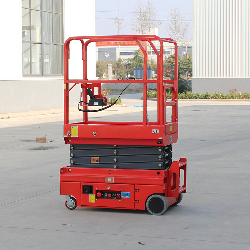 4m Mini Self Propelled Scissor Lift Electric Mobile Hydraulic Lift With Quiet Operation for Indoor Maintenance and Installation