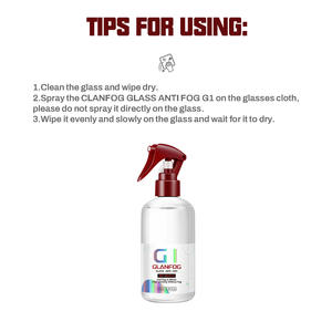 Producto para el cuidado del automóvil Parabrisas y espejo retrovisor Agente de mantenimiento de vidrio en aerosol antiniebla - Product Image 6