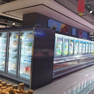 Congélateur vertical à porte vitrée XLF-R3908D, 3900 mm de longueur, 5 portes, <span class=keywords><strong>grand</strong></span> <span class=keywords><strong>volume</strong></span>, pour supermarché - Product Image 4