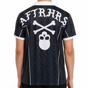 Jersey Sepak Bola Retro Kustom Pendek Bahan Polyester 100% Bernapas, Kaos Tim Cetak untuk Latihan dan Pertandingan Musim Vintage - Product Image 3