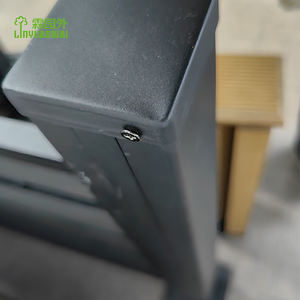 Linyuanwai OEM 70*70 alliage d'aluminium clôture poteau tuyau couverture Tube chaise glisse insérer finition bouchon carré tube embouts - Product Image 6