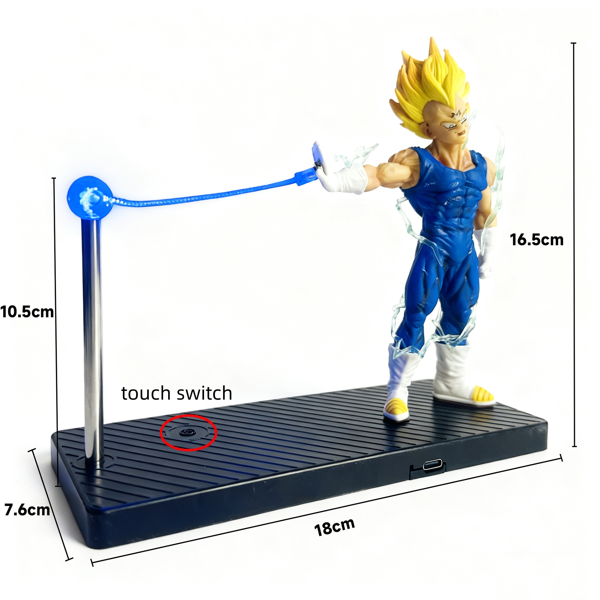 Luce notturna di Vegeta di Dragon Ball - Ricarica base