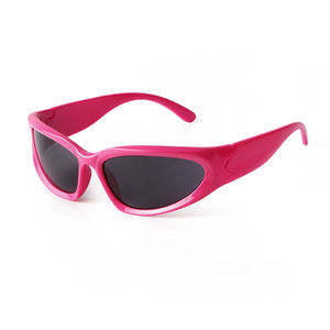 แว่นตากันแดดสุดอินเทรนด์, แว่นตารูปไข่แนวล้ำสมัยแว่นกันแดด Y2K แว่นกันแดดสำหรับผู้หญิงผู้ชายกีฬาแว่นตาหลากสี - Product Image 2