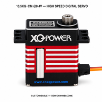 Micro Servo 10,5 kg Haute Vitesse Étanche Sans Noyau HV Numérique pour Hélicoptère et Avion RC OEM ODM Vente en Gros 8,4 V