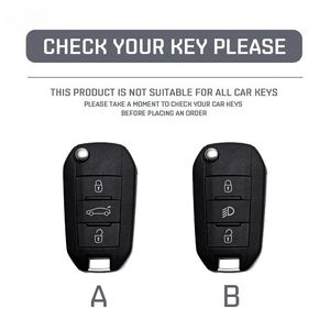 Housse de porte-clés de voiture en Silicone, pour Peugeot 208 308 408 508 2008 3008 4008 5008, pour citroën C3 <span class=keywords><strong>C4</strong></span> <span class=keywords><strong>CACTUS</strong></span> C6 C8, <span class=keywords><strong>accessoires</strong></span> - Product Image 4