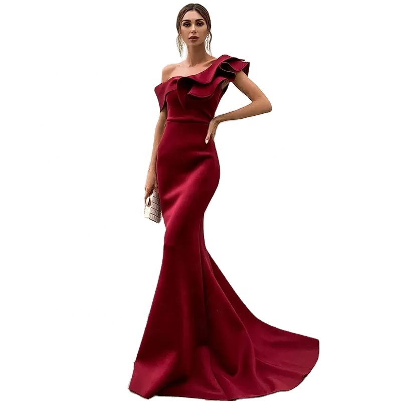 Wine Red Bridesmaid Dresses - 2025 New Design Floor-Length