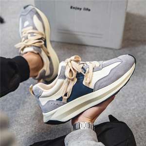 Zapatos Deportivos de Malla Modernos y a la Moda para Hombre, Primavera-Otoño 2025, Casuales, Versátiles, Ligeros, con Suela Gruesa y Punta Redonda - Product Image 6