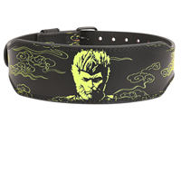 Ceinture de musculation LADYGLOW en cuir de vachette réglable, antidérapante, avec soutien dorsal, résistante à l'usure, pour l'entraînement en gros et la musculation personnalisée