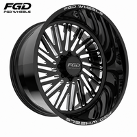 Jantes de camion forgées concaves FGD 24x12 24x14 26x14 26x16 8x6.5 8x165.1 8x170 polies avec enjoliveurs flottants personnalisés pour Ram 3500