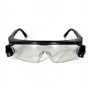 ANSI Z87.1規格適合、曇り止め加工済み歯科用安全メガネ、調節可能な目の保護ゴーグル、<span class=keywords><strong>LED</strong></span>ライト付きクリア安全メガネ - Product Image 1