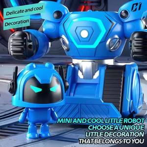 Set <span class=keywords><strong>Robot</strong></span> Telecomandato 2.4G <span class=keywords><strong>con</strong></span> Gioco di Calcio e Combattimento a Due Giocatori, Design a Catapulta, Musica e Luci - Giocattolo Telecomandato per 2 Giocatori - Product Image 3