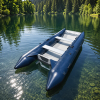 Bateau gonflable 3 places en PVC rigide, fibre de verre et Hypalon, épaisseur 1,2 mm, pour la navigation rapide sur lac, directement de l'usine 3M