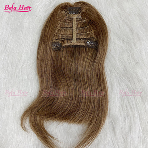 Vente en Gros Extensions de <span class=keywords><strong>Cheveux</strong></span> Humains à <span class=keywords><strong>Frange</strong></span> avec Clip Droit en Os - Product Image 4
