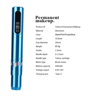 Machine à tatouer sans fil professionnelle PMU, électrique, silencieuse, nano, pour maquillage permanent, stylo à sourcils