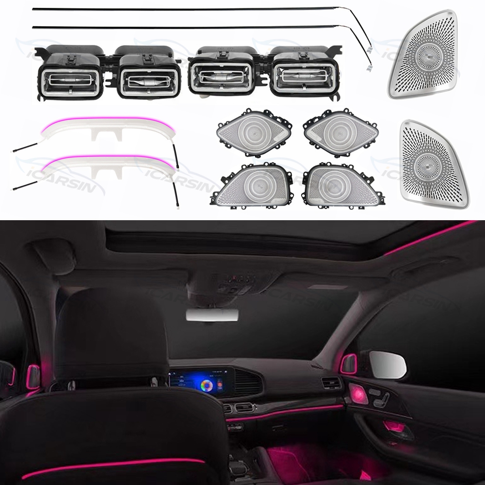 ICarsin 64 Colors W167 Ambient Light for Mercedes-Benz GLE GLS
