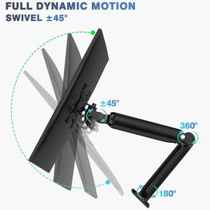 Màn Hình Duy Nhất <span class=keywords><strong>Wall</strong></span> <span class=keywords><strong>Mount</strong></span> Cho 13 Để 32 Inch Màn Hình Máy Tính Khí Mùa Xuân Tường Màn Hình Cánh Tay Có Thể Điều Chỉnh Tường Màn Hình Gắn Kết - Product Image 6