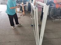 Fenêtre à battant inclinable et pivotante en PVC sur mesure, double vitrage trempé, isolation thermique, insonorisation, coupe-vent, anti-vieillissement, pour extérieur et salle de bain