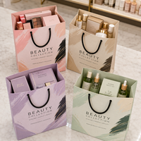 Bolsas de Papel Impresas Personalizadas para Empaquetado Minorista de Productos de Belleza y Cuidado de la Piel