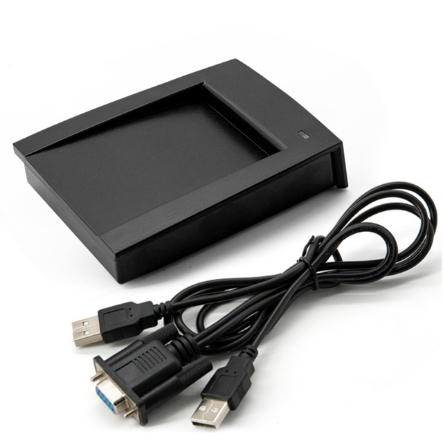 RFcard RS232 COM DB9 ISO 14443A 13.56MHz RFID Smart Chip Card Reader RF-813R with 1 Year Warranty and ODM/OEM Service Available