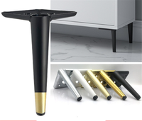 Pieds de meubles décoratifs Xudan 150 mm doré noir argent 6 pouces Pieds de meuble en métal pour armoire table canapé Pieds de meuble en bronze noir or
