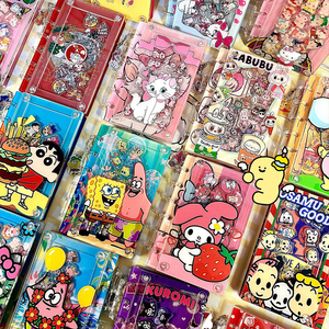 Tùy Chỉnh Acrylic Lắc Máy Tính Xách Tay Kawaii Phim Hoạt Hình Tự Làm Trong Suốt Bìa Loose-Leaf Dễ Thương Cá Nhân Acrylic Collector Cuốn Sách - Product Image 1