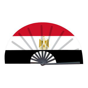 Abanicos Plegables de Bambú con la Bandera de <span class=keywords><strong>Egipto</strong></span> al por Mayor, Abanico de Mano para Carnaval, Bodas, Festivales, Fiestas, Agencias de Viajes - Product Image 1