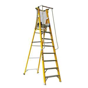 Industrial Anti-Corrosion FRP <b>Platform</b> <b>Ladder</b> Fiberglass Attic <b>Ladder</b> with Stable Structure - Product Image 1