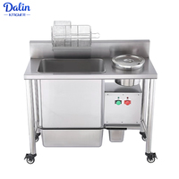 Équipement KFC Table à paner électrique Machine à paner automatique pour poulet frit en acier inoxydable 430