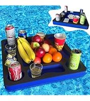 Großhandel XPE Nicht-aufblasbare Outdoor-Möbel Schwimmende Insel Bar Party Serviertisch Schwimmbad Poker-Spiel Schwimmende Ablage