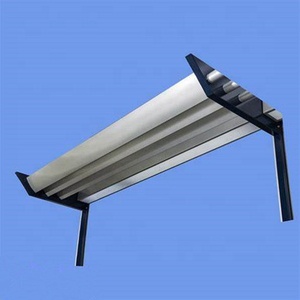 Aceplate mặt tiền Bảng điều chỉnh Sun louver trang trí ngang hiện đại khách sạn ngoài trời cửa chớp cửa sổ Vật liệu nhôm con lăn - Product Image 6