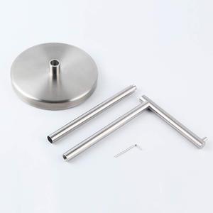 Bathroom <strong>Toilet</strong> Paper <strong>Holder</strong> Stand Modern Tissue <strong>Roll</strong> <strong>Holder</strong> SUS304 Stainless Steel Rustproof <strong>Freestanding</strong> Matte <strong>Black</strong> - Product Image 4