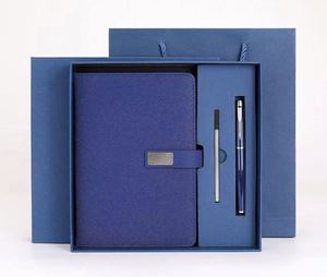 Ensembles de carnets de notes A5 personnalisés de luxe écologiques à couverture rigide pour cadeaux d'affaires - Product Image 5