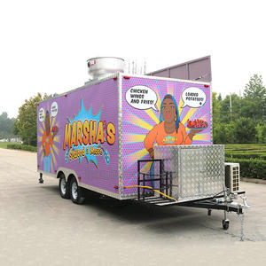 Remorque mobile de restauration rapide, <span class=keywords><strong>petite</strong></span>, pour hot-dogs, crêpes, kiosque, <span class=keywords><strong>caravane</strong></span> - Product Image 1