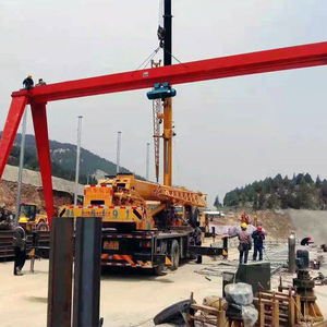 Grue portique industrielle monopoutre de type MH de 5 à 20 tonnes avec télécommande pour les travaux de construction dans le secteur de l'énergie et des mines - Product Image 2