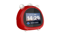 Jam Alarm Pintar Anak dengan Kontrol Suara AI Mesin Suara White Noise Timer Mainan Robot Keren untuk Anak Laki-laki dan Perempuan
