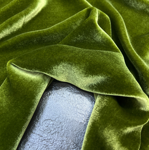 Tissu en velours 100 % viscose et 100 % soie de mûrier biologique Jura&<span class=keywords><strong>Vichy</strong></span> S65111, idéal pour les robes féminines – Grande <span class=keywords><strong>Vente</strong></span> - Product Image 2