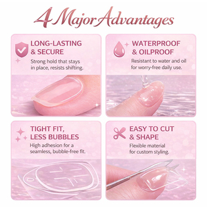 Xingda Hot Sale Waterproof Nail Adhesive Tabs Nail Sticky Tabs <strong>Strong</strong> Adhesive Jelly <strong>Glue</strong> for Nails - Product Image 6