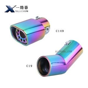 Xe Titan exhaust muffler tip Ống thép không gỉ chrome trim phía sau đuôi họng ống ống xả Ống - Product Image 3